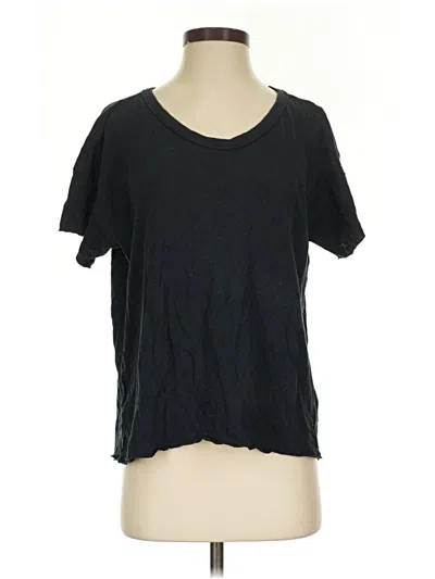 Pre-owned Pilcro Short Sleeve T-shirt In Black