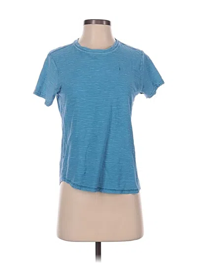 Pre-owned Pilcro Short Sleeve T-shirt In Blue