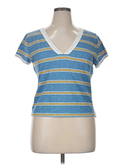 Pre-owned Pilcro Short Sleeve T-shirt In Blue