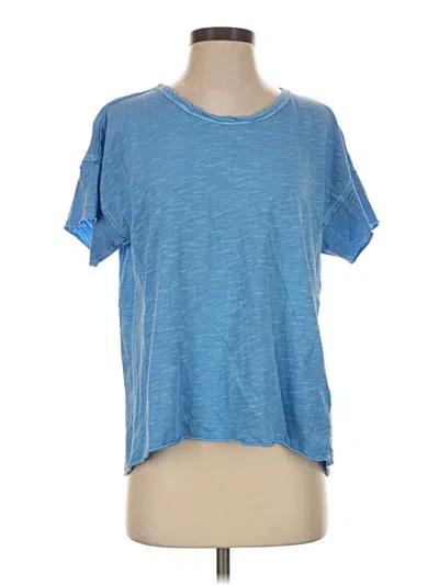Pre-owned Pilcro Short Sleeve T-shirt In Blue
