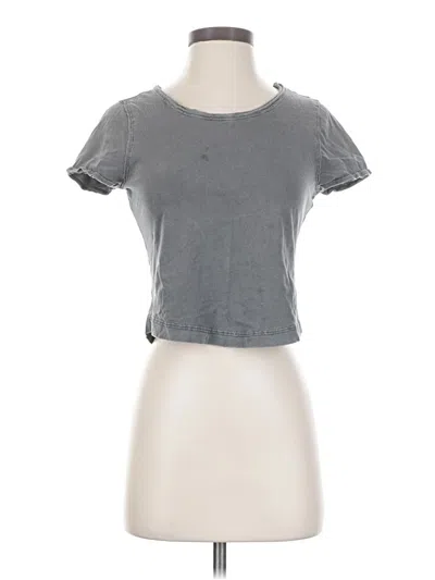 Pre-owned Pilcro Short Sleeve T-shirt In Gray