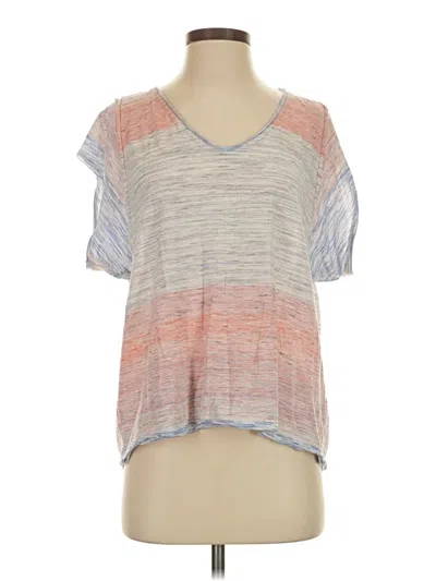 Pre-owned Pilcro Short Sleeve T-shirt In Gray