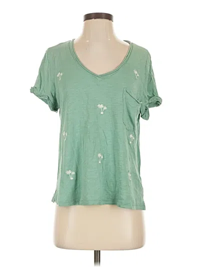 Pre-owned Pilcro Short Sleeve T-shirt In Green