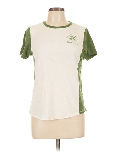 Pre-owned Pilcro Short Sleeve T-shirt In Ivory