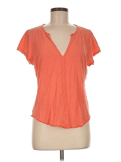 Pre-owned Pilcro Short Sleeve T-shirt In Orange