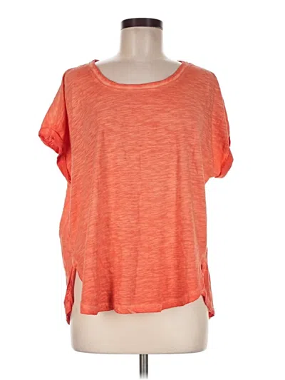 Pre-owned Pilcro Short Sleeve T-shirt In Orange