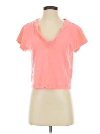 Pre-owned Pilcro Short Sleeve T-shirt In Pink
