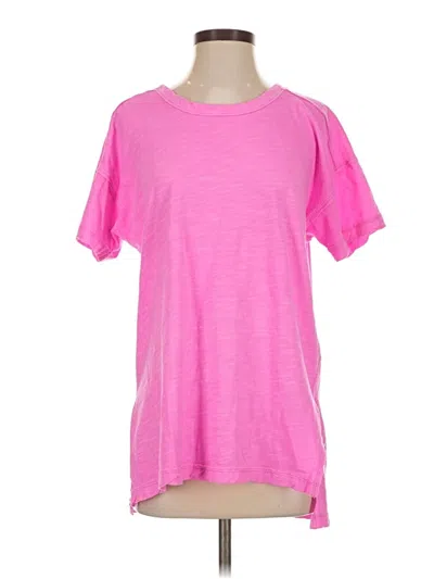 Pre-owned Pilcro Short Sleeve T-shirt In Pink