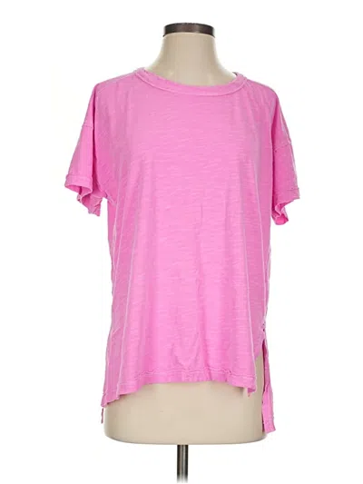 Pre-owned Pilcro Short Sleeve T-shirt In Pink