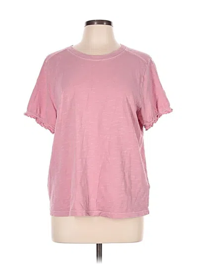 Pre-owned Pilcro Short Sleeve T-shirt In Pink