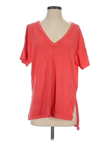 Pre-owned Pilcro Short Sleeve T-shirt In Red