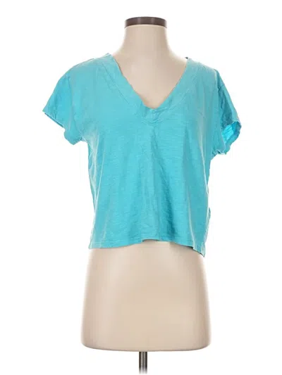 Pre-owned Pilcro Short Sleeve T-shirt In Teal