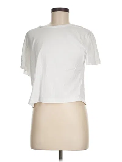 Pre-owned Pilcro Short Sleeve T-shirt In White