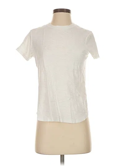 Pre-owned Pilcro Short Sleeve T-shirt In White