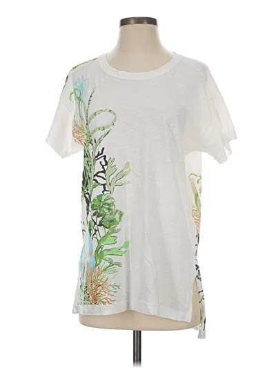 Pre-owned Pilcro Short Sleeve T-shirt In White