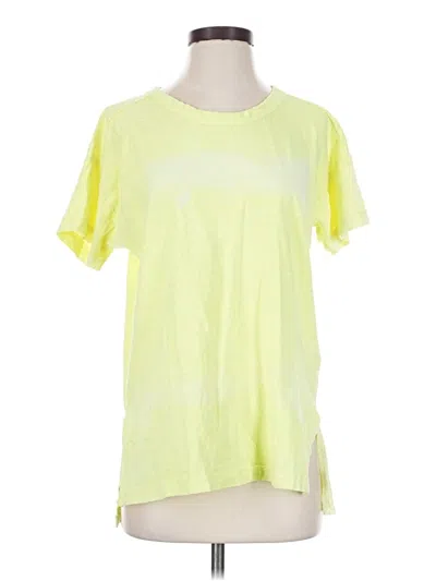 Pre-owned Pilcro Short Sleeve T-shirt In Yellow