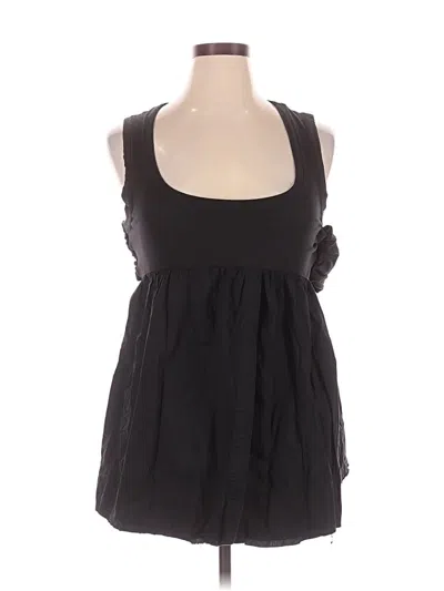 Pre-owned Pilcro Sleeveless Blouse In Black