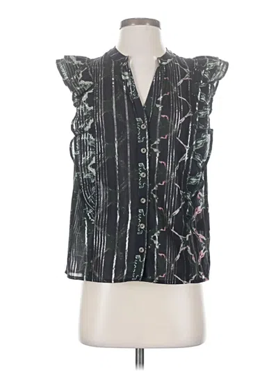 Pilcro Sleeveless Blouse In Black