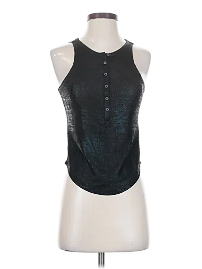 Pre-owned Pilcro Sleeveless Blouse In Black
