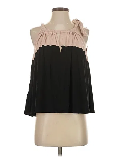 Pre-owned Pilcro Sleeveless Blouse In Black