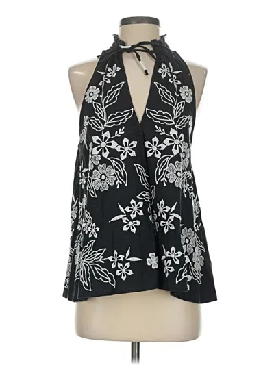 Pre-owned Pilcro Sleeveless Blouse In Black