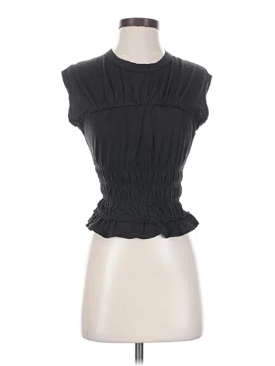 Pre-owned Pilcro Sleeveless Blouse In Black