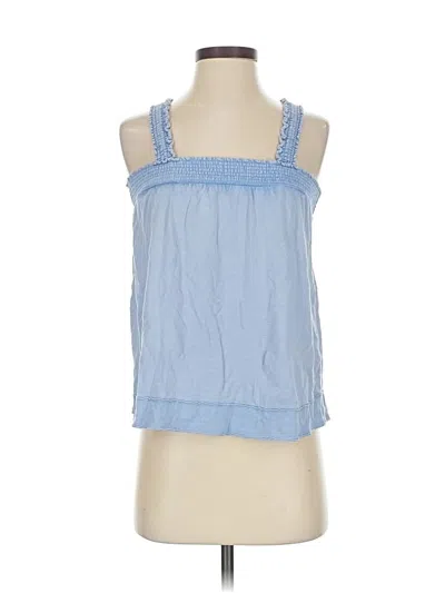 Pre-owned Pilcro Sleeveless Blouse In Blue