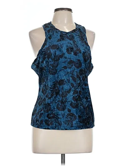 Pre-owned Pilcro Sleeveless Blouse In Blue