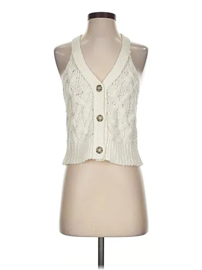 Pre-owned Pilcro Sleeveless Blouse In Ivory