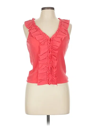Pre-owned Pilcro Sleeveless Blouse In Pink