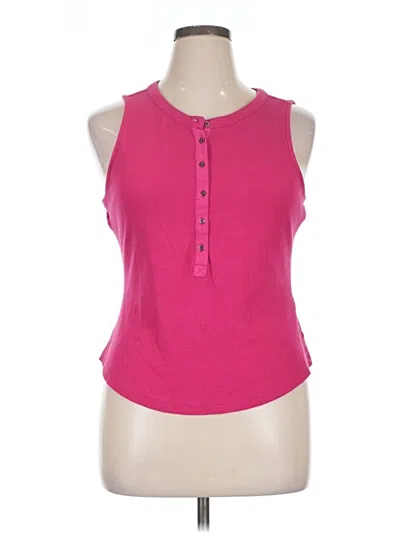 Pre-owned Pilcro Sleeveless Blouse In Pink