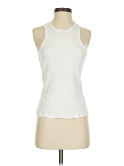 Pre-owned Pilcro Sleeveless Blouse In White