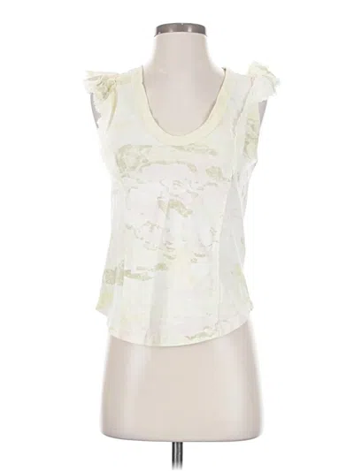 Pre-owned Pilcro Sleeveless Blouse In White