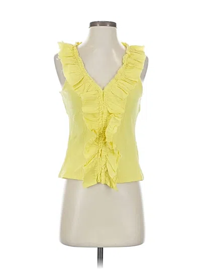 Pre-owned Pilcro Sleeveless Blouse In Yellow