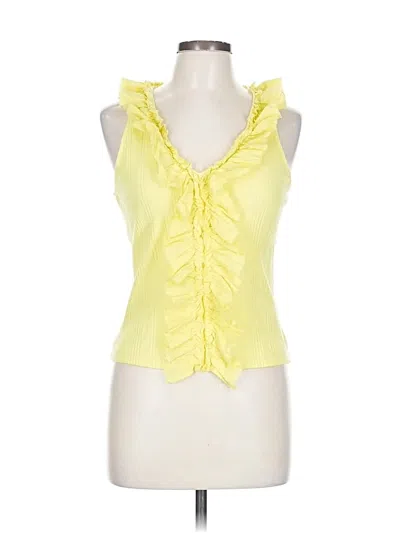 Pre-owned Pilcro Sleeveless Blouse In Yellow