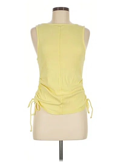 Pre-owned Pilcro Sleeveless Blouse In Yellow