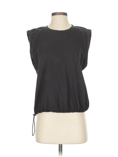 Pre-owned Pilcro Sleeveless T-shirt In Black