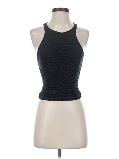 Pre-owned Pilcro Sleeveless Top Black Halter Neckline Tops