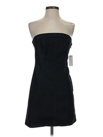 Pre-owned Pilcro Sleeveless Top Black Strapless Neckline Tops