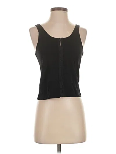 Pre-owned Pilcro Sleeveless Top Black Sweetheart Neckline Tops
