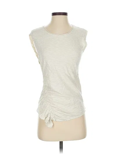 Pre-owned Pilcro Sleeveless Top Ivory Cowl Neck Tops In White