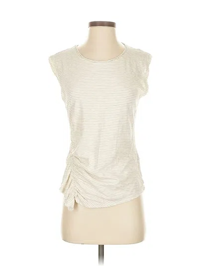 Pre-owned Pilcro Sleeveless Top Ivory Cowl Neck Tops In White