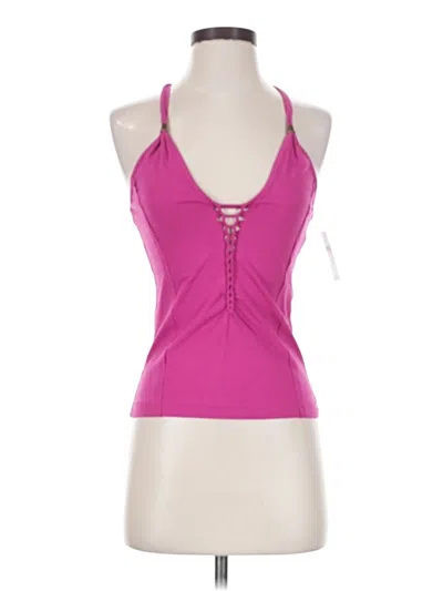 Pilcro Sleeveless Top Pink Halter Neckline Tops
