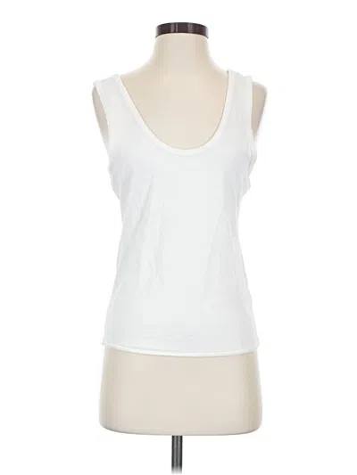Pre-owned Pilcro Sleeveless Top White Scoop Neck Tops