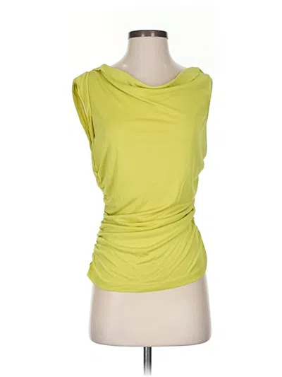 Pre-owned Pilcro Sleeveless Top Yellow Cowl Neck Tops