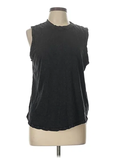 Pre-owned Pilcro Sleeveless T-shirt In Black