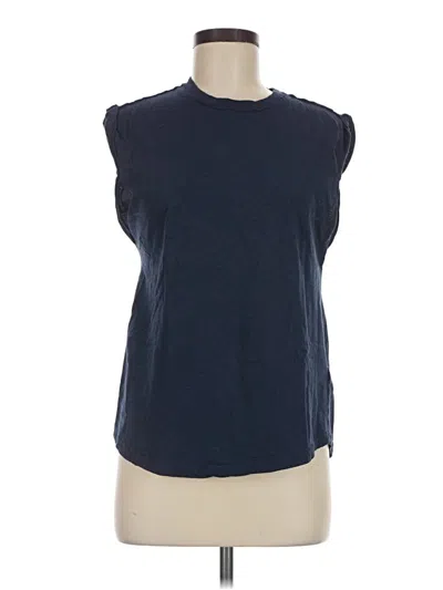 Pre-owned Pilcro Sleeveless T-shirt In Blue