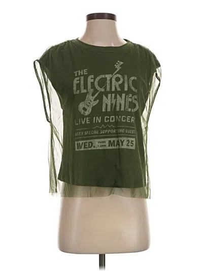Pre-owned Pilcro Sleeveless T-shirt In Green