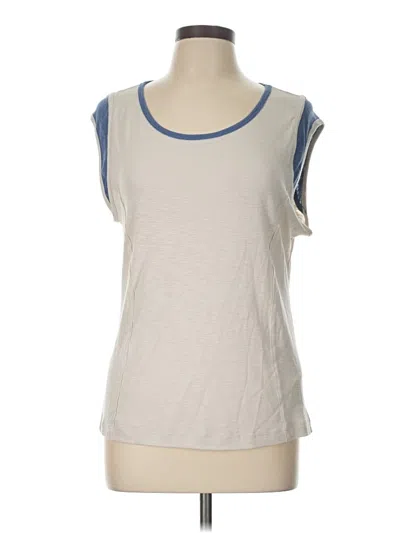 Pre-owned Pilcro Sleeveless T-shirt In Ivory