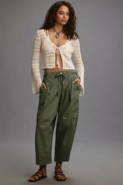 Pilcro Slouchy Fit Surplus Pants In Green